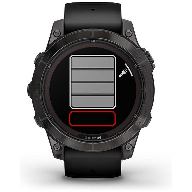 GARMIN　スマートウォッチ fenix 7 Pro Sapphire Dual Power Ti Carbon Gray DLC /Black(Suica対応)　010-02777-52｜y-kojima｜05