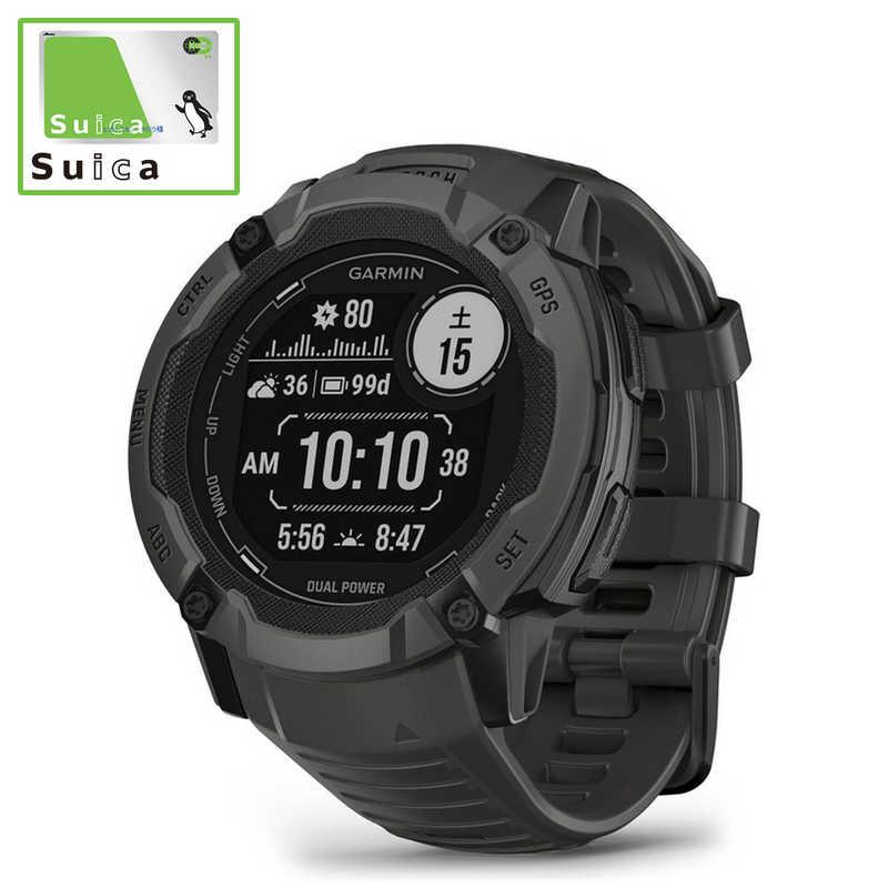 GARMIN スマートウォッチ Instinct 2X Dual Power Graphite GARMIN スマートウォッチ Instinct 2X Dual Power Graphite