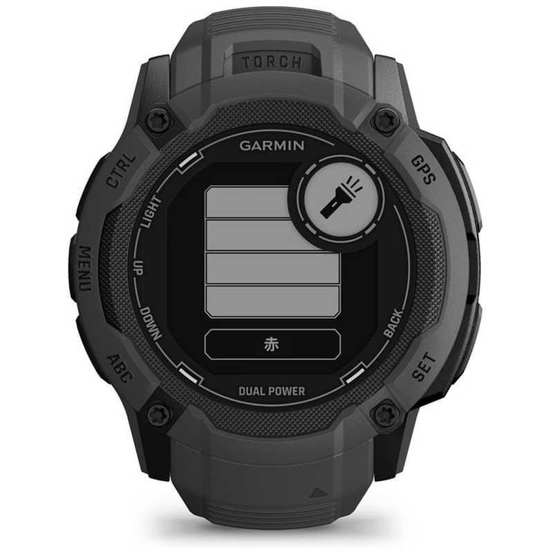 GARMIN スマートウォッチ Instinct 2X Dual Power Graphite GARMIN スマートウォッチ Instinct 2X Dual Power Graphite