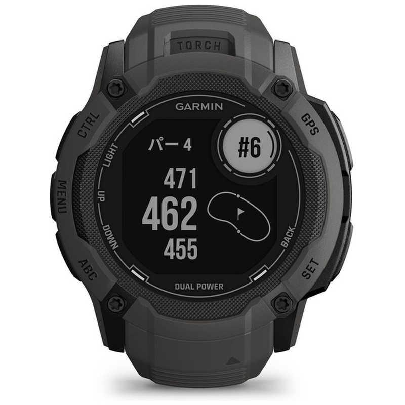 GARMIN スマートウォッチ Instinct 2X Dual Power Graphite GARMIN スマートウォッチ Instinct 2X Dual Power Graphite