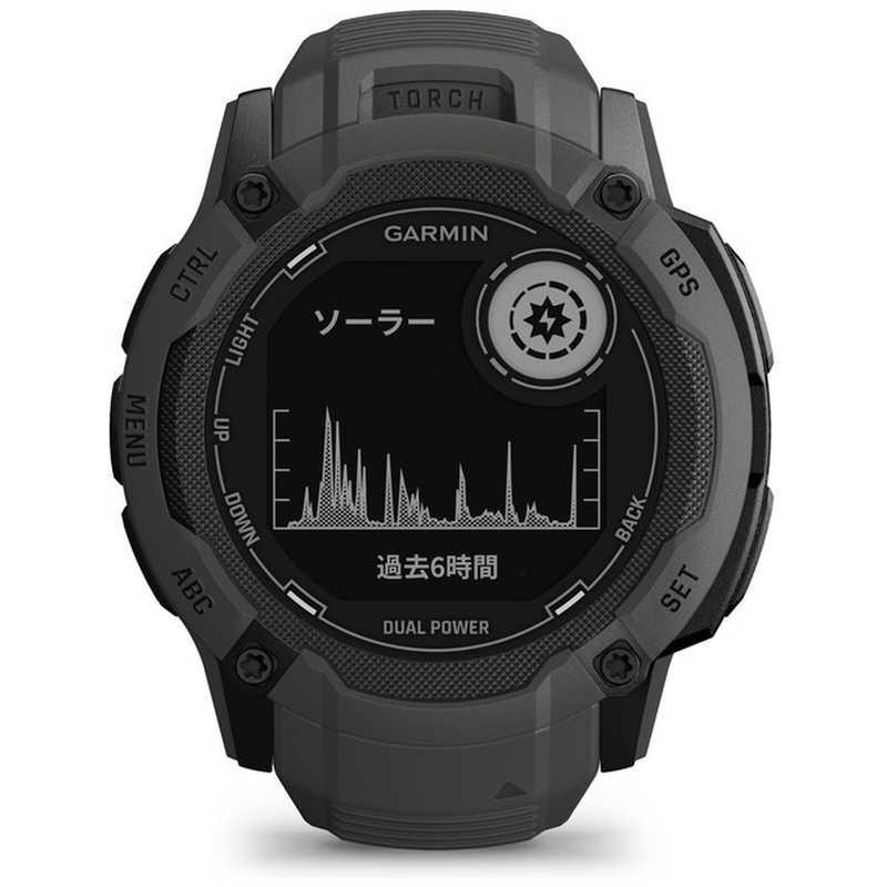 GARMIN スマートウォッチ Instinct 2X Dual Power Graphite GARMIN スマートウォッチ Instinct 2X Dual Power Graphite