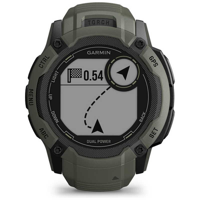 GARMIN スマートウォッチ Instinct 2X Dual Power Moss(Suica GARMIN スマートウォッチ Instinct 2X Dual Power Moss(Suica