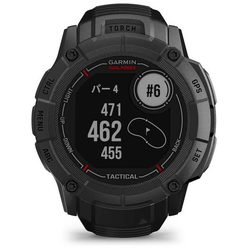 GARMIN　スマートウォッチ Instinct 2X Dual Power Tactical Edition Black(Suica対応)　010-02805-72｜y-kojima｜10