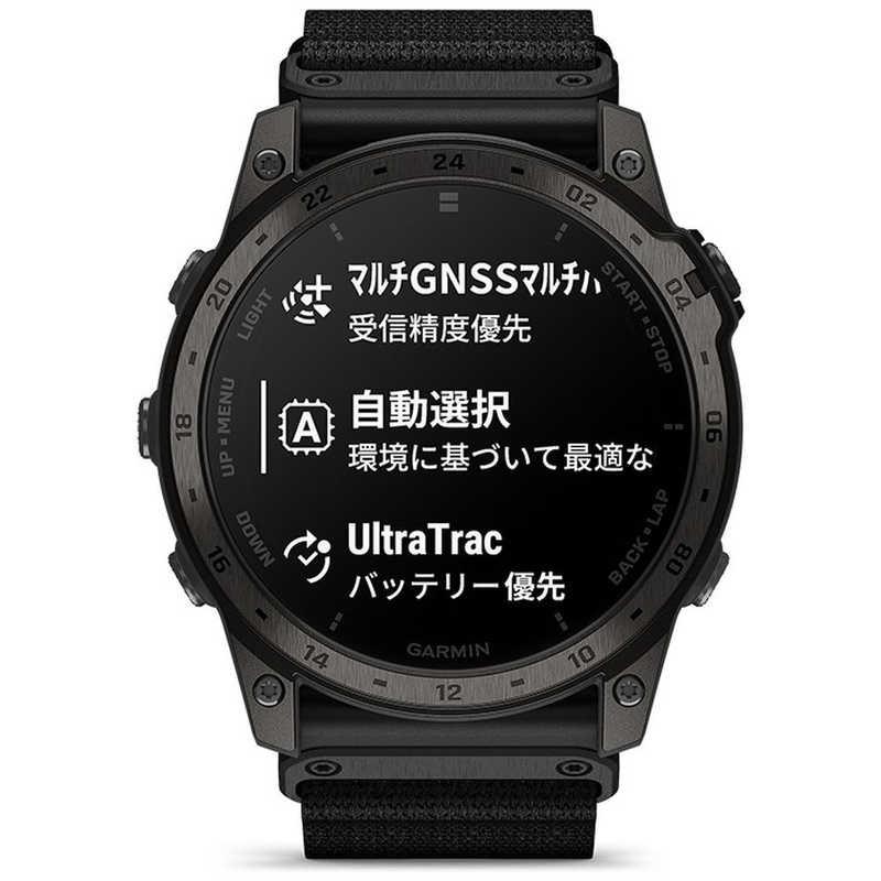 GARMIN　スマートウォッチ Tactix 7 (タクティクス 7) AMOLED Carbon Gray DLC (Suica対応) ブラックナイロン　010-02931-12｜y-kojima｜05