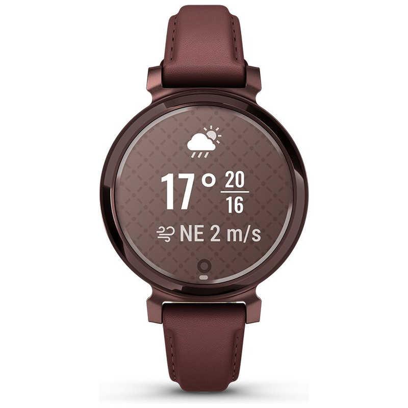 GARMIN　Lily 2 Classic(リリー2 クラシック)スマートウォッチ (Suica対応) Mulberry Leather / Dark Bronze　010-02839-51の画像