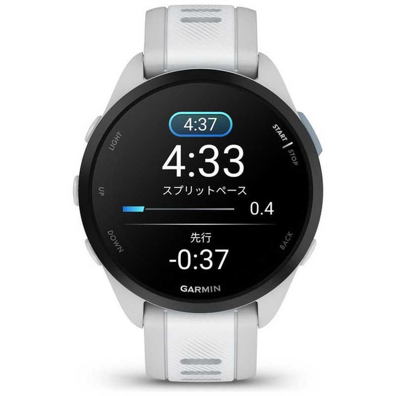 GARMIN　ランニングGPSスマートウォッチ Forerunner 165 Music WhiteGray　010-02863-91｜y-kojima｜05