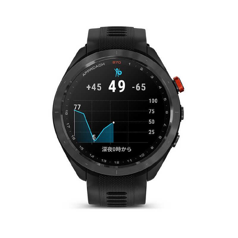 GARMIN Approach S70 アプローチ エス70 47mm CT10バンドル ブラック 