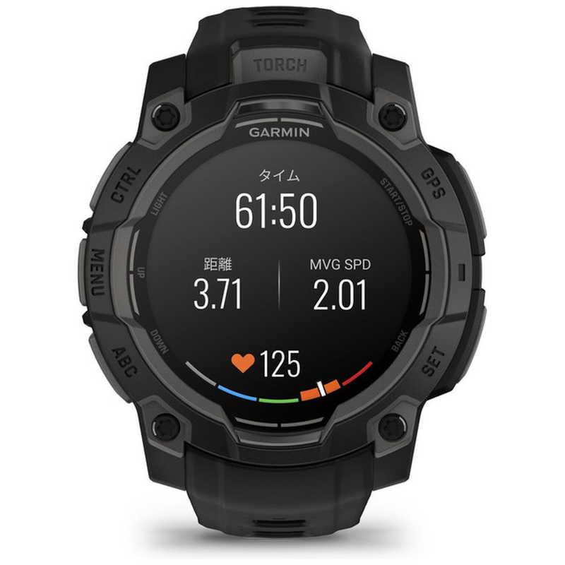 GARMIN　Instinct 3 AMOLED(インスティンクト スリー アモレッド)45mm GPSスマートウォッチ(Suica対応) (ガーミン) Black　010-02936-30の画像
