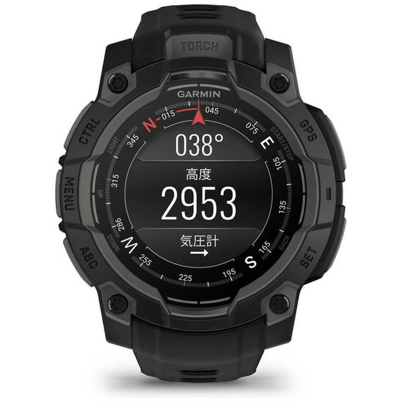 GARMIN　Instinct 3 AMOLED(インスティンクト スリー アモレッド)45mm GPSスマートウォッチ(Suica対応) (ガーミン) Black　010-02936-30の画像