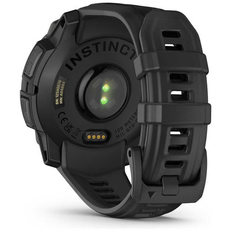 GARMIN　Instinct 3 AMOLED(インスティンクト スリー アモレッド)45mm GPSスマートウォッチ(Suica対応) (ガーミン) Black　010-02936-30の画像