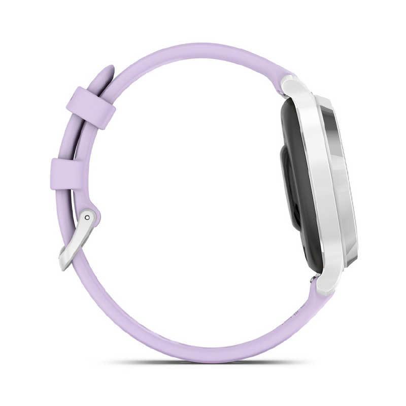 GARMIN　Lily 2 Active(リリー 2 アクティブ)GPSスマートウォッチ(Suica対応) (ガーミン) Silver/Jasmine Purple Silver/Jasmine Purple　010-02891-41の画像