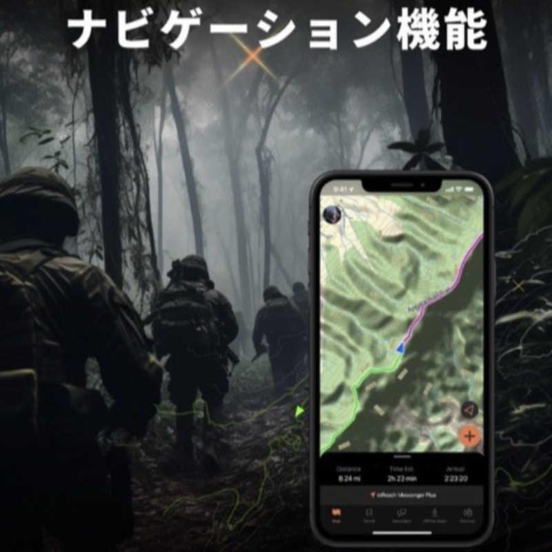 GARMIN　Instinct 3 Dual Power (インスティンクト スリー デュアル パワー)45mm Tactical GPSスマートウォッチ(Suica対応) Black　010-02934-80の画像
