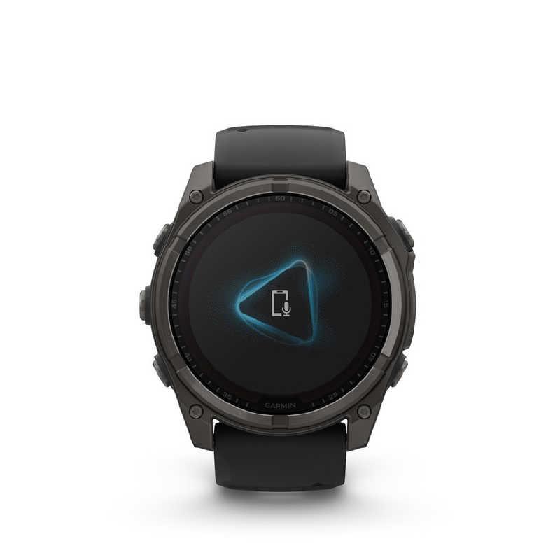 GARMIN fenix 8(フェニックス 8)Sapphire Dual Power 51mm GPSスマートウォッチ(Suica対応) (ガーミン) Ti Carbon Gray DLC/ Black 010-02907-50の画像