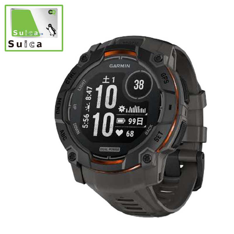 GARMIN ガーミン Instinct 3 50mm 010-02935-30 Black Charcoal Black Bezel Charcoal Bandの商品画像（Yahoo!ショッピング）