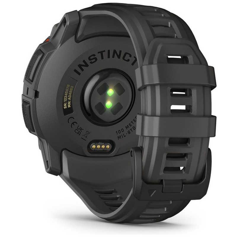 GARMIN　Instinct 3 Dual Power 50mm GPSスマートウォッチ(Suica対応) (ガーミン) Black/ Charcoal　010-02935-30の画像