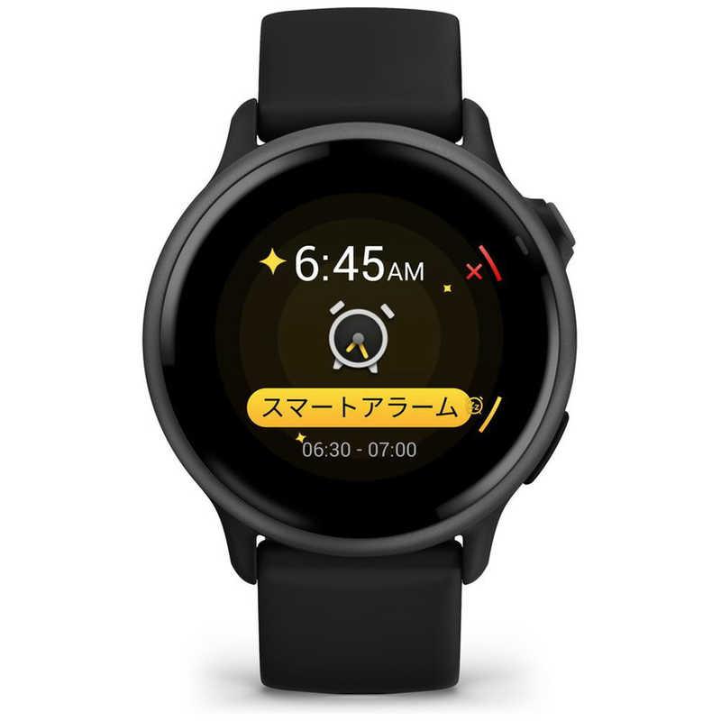 GARMIN　vivoactive 6 (ヴィヴォアクティブ 6)GPSスマートウォッチ(Suica対応) (ガーミン) Black/ Slate Black/ Slate　010-02985-30の画像