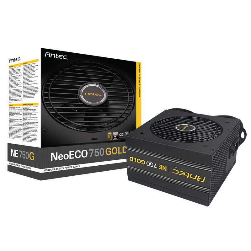ANTEC ７５０Ｗ ＰＣ電源 推奨 ８０ＰＬＵＳ ＧＯＬＤ認証取得 GOLD NE750 高効率高耐久電源ユニット 新登場 ＮｅｏＥＣＯ
