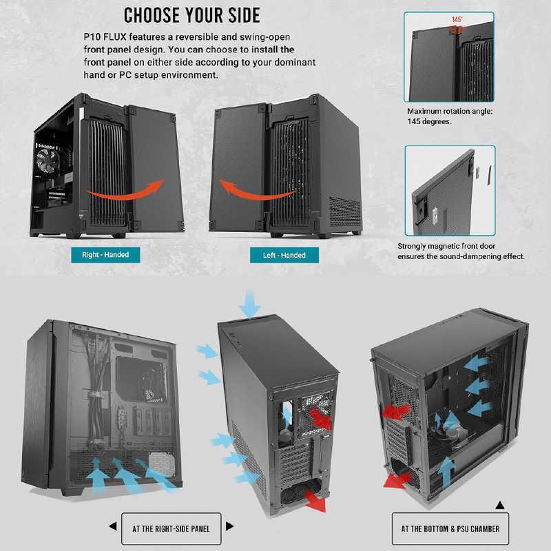 Antec（アンテック） ANTEC PCケース P10 FLUX ブラック P10FLUX