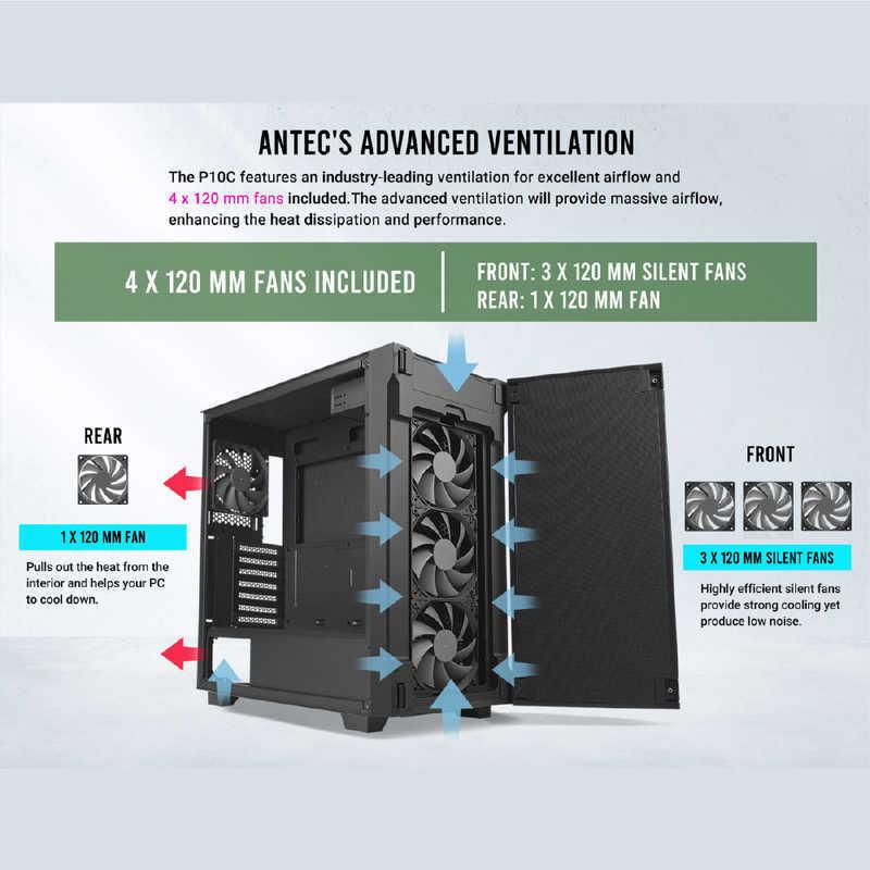 ANTEC パソコンケース P10C : コジマYahoo!店 - 通販 - Yahoo!ショッピング
