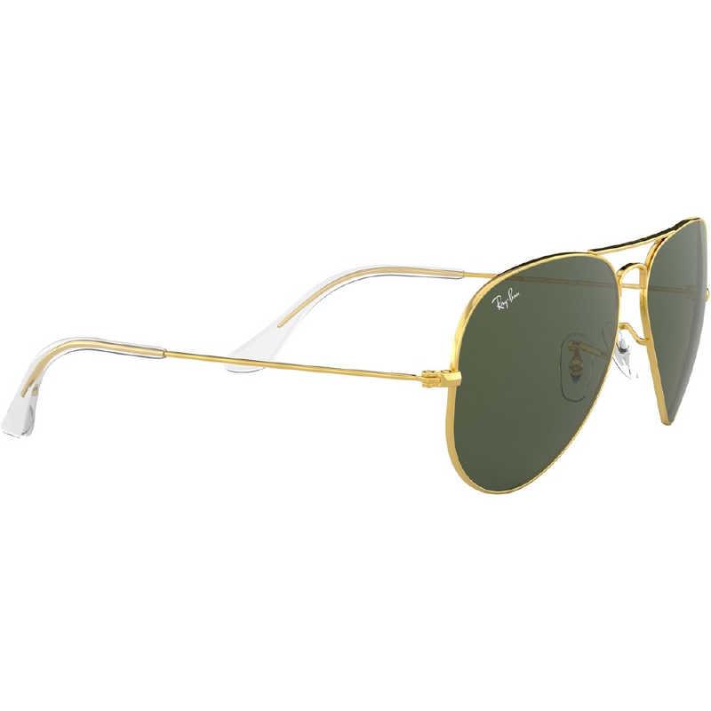 レイバン　AVIATOR LARGE METAL 001 62mm ゴールド/グレーグリーン　RB3025__11