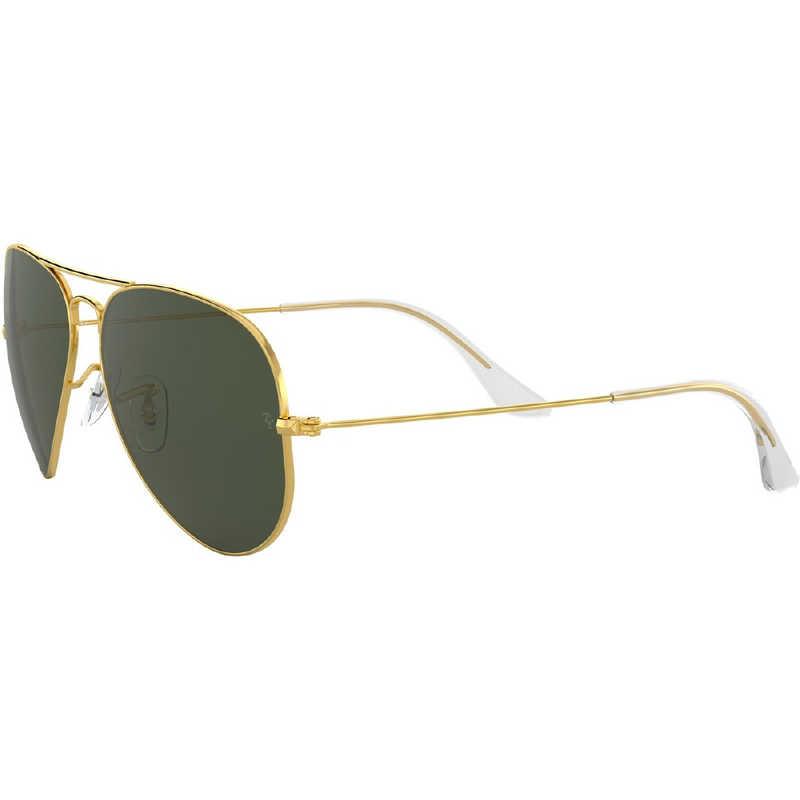 レイバン　AVIATOR LARGE METAL 001 62mm ゴールド/グレーグリーン　RB3025__5