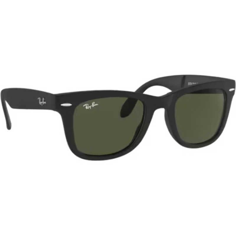 レイバン　WAYFARER FOLDING 601S 50mm マットブラック/グリーンクラシックG-15　RB4105_の画像
