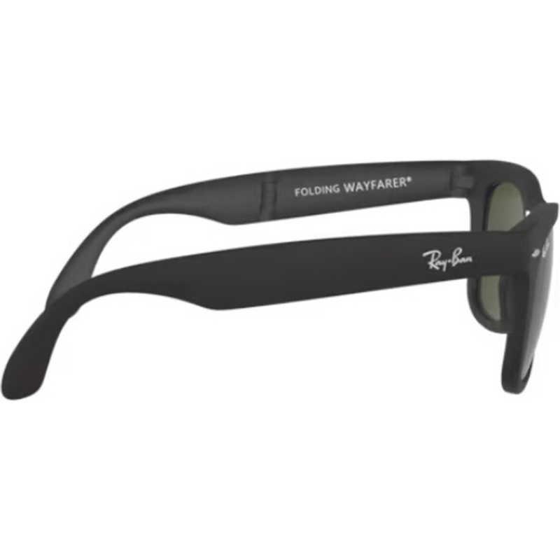 レイバン　WAYFARER FOLDING 601S 50mm マットブラック/グリーンクラシックG-15　RB4105_の画像