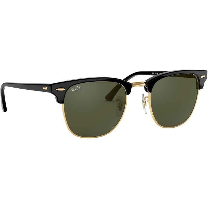レイバン　CLUBMASTER W0365 51mm エボニー×ゴールド/グリーンクラシックG-15　RB3016__2