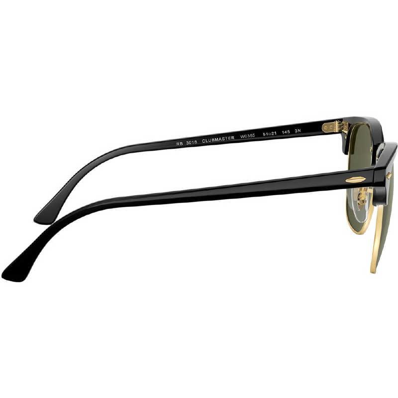 レイバン　CLUBMASTER W0365 51mm エボニー×ゴールド/グリーンクラシックG-15　RB3016__3