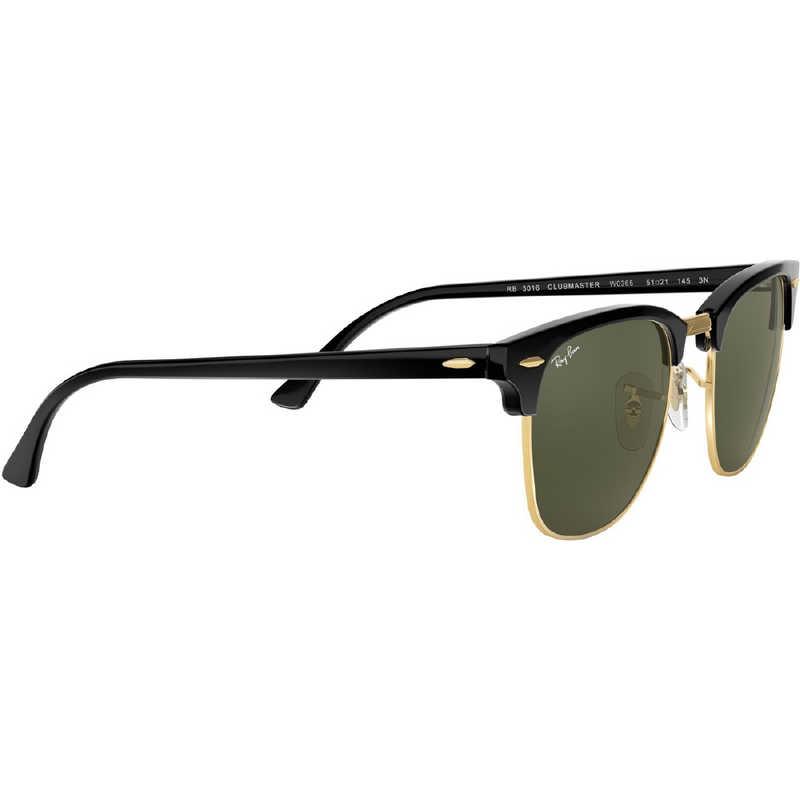 レイバン　CLUBMASTER W0365 51mm エボニー×ゴールド/グリーンクラシックG-15　RB3016__7