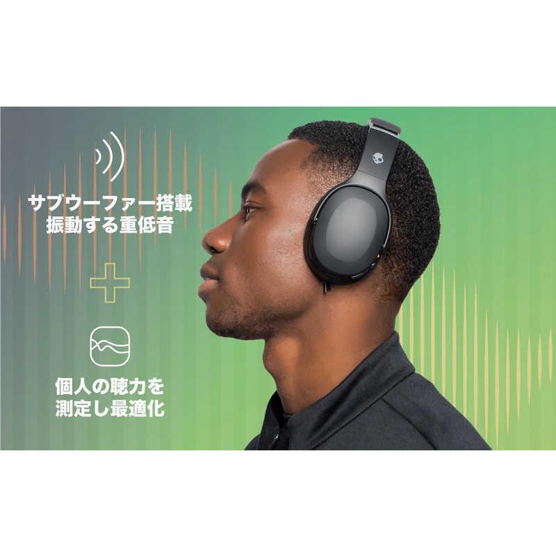 SKULLCANDY　ワイヤレスヘッドホン リモコン対応 TRUE BLACK Crusher Evo（クラッシャーエボ）　S6EVW-N740｜y-kojima｜06