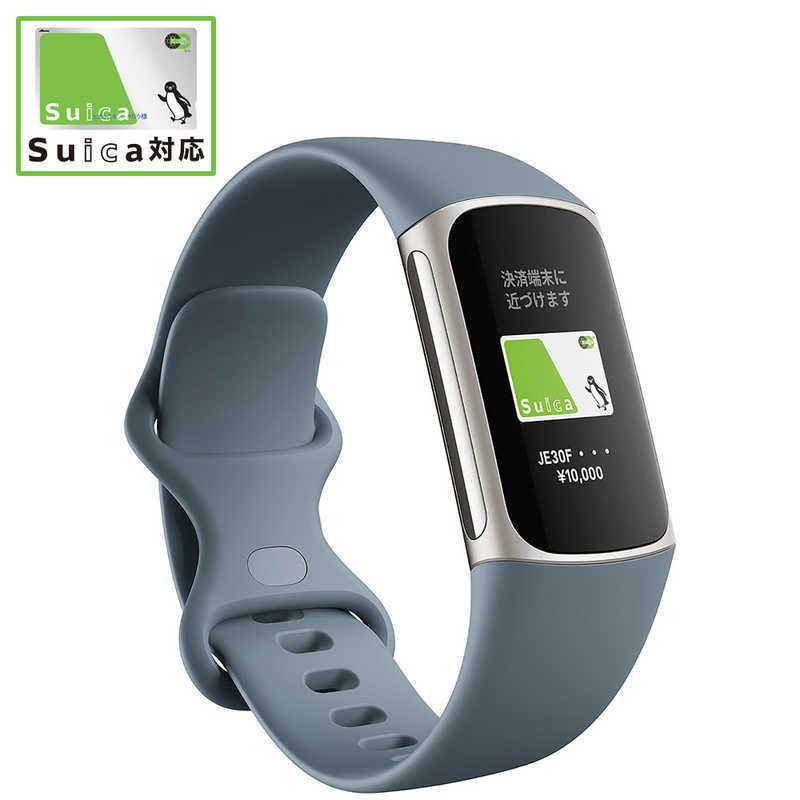 FITBIT 輝い Suica対応 Fitbit Charge5 GPS搭載フィットネストラッカー 超ポイントアップ祭 Sサイズ FB421SRBUFRCJK L