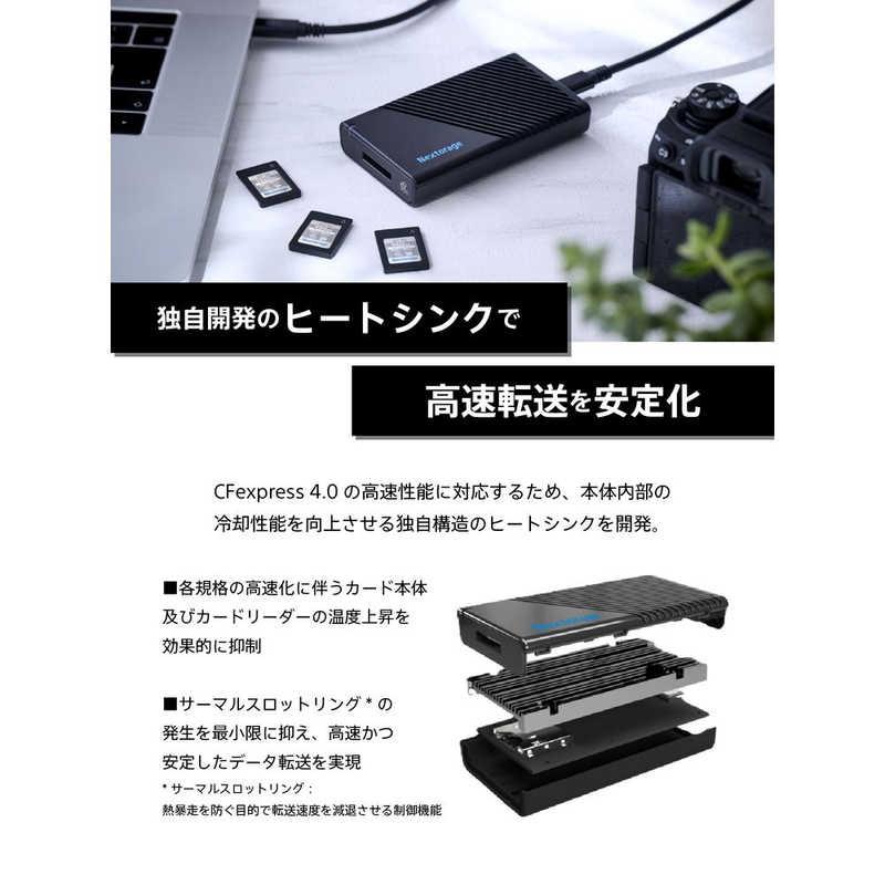 NEXTORAGE USB40Gbps CFexpress 4.0 Type Aカードリーダー NXSA1PRO