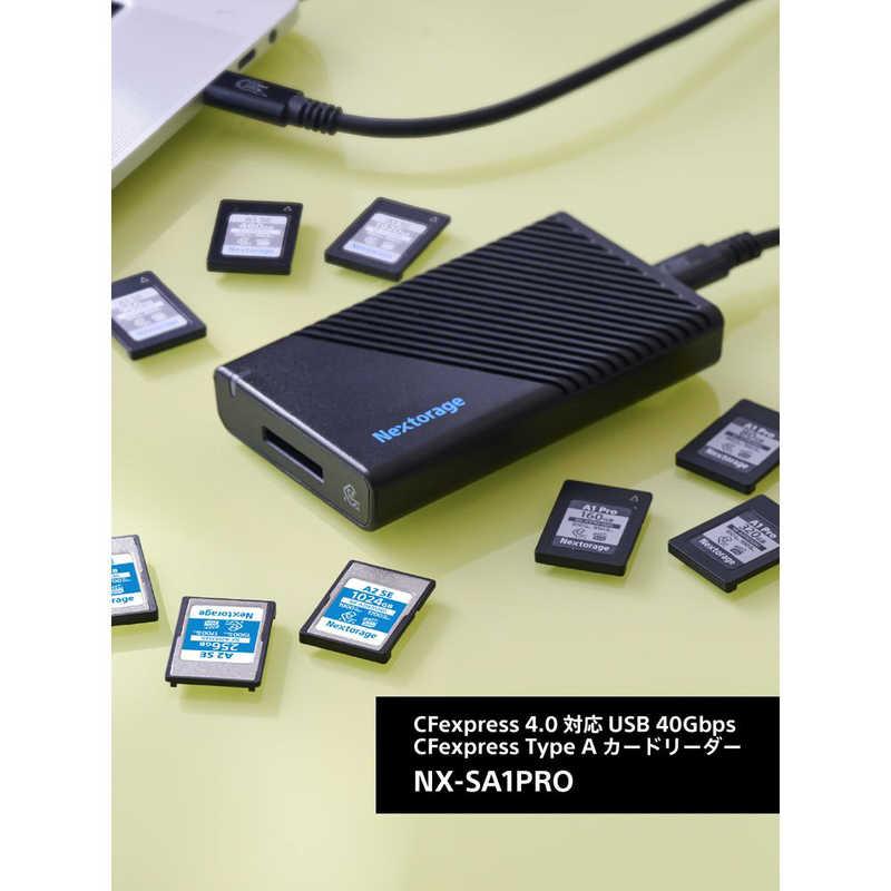 NEXTORAGE USB40Gbps CFexpress 4.0 Type Aカードリーダー NXSA1PRO
