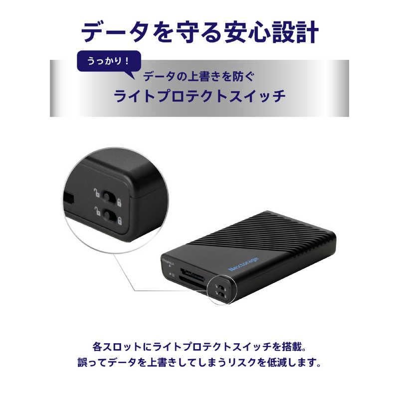 NEXTORAGE CFexpress Type A/SD マルチスロットカードリーダー NX