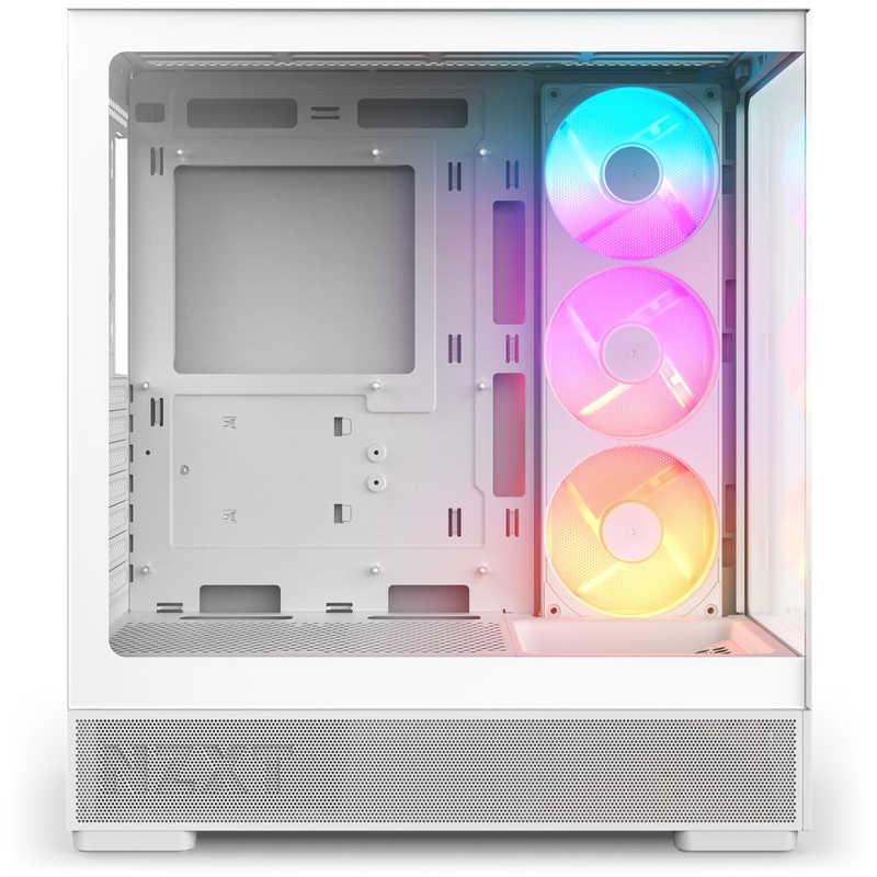 NZXT PCケース ［ATX / MicroATX Mini-ITX］ S5 RGB ホワイト CC-S51FW