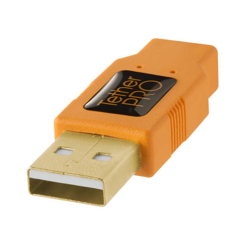 テザーツールズ　TetherPro USB 2.0 A Male to Micro-B 5-pin 15(4.6m) ORG 　CU5430ORG｜y-kojima｜02