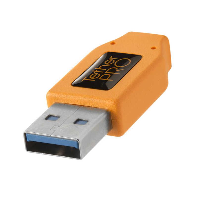 正規販売店】【正規販売店】テザーツールズ TetherPro USB 3.0 To USB-C15(4.6m) ORG CUC3215-ORG  ビデオカメラ