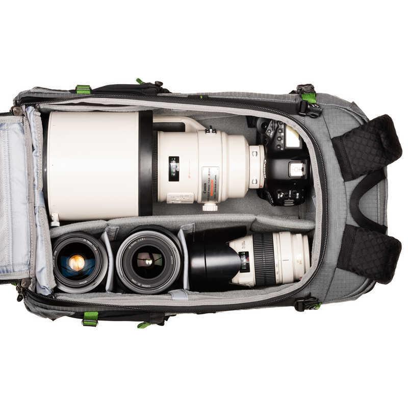 シンクタンクフォト　バックライトエリート45L フォトデイパック ストームグレー　バックライトエリート45Lの画像
