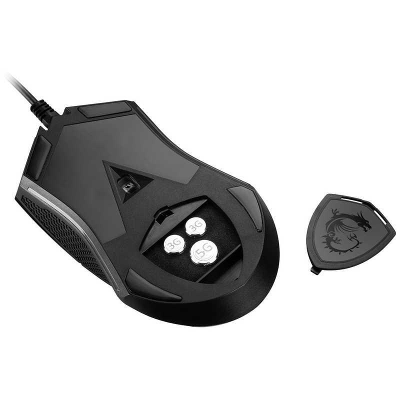 MSI CLAY 限定 黒ポーチ MSI MSI ゲーミングマウス 有線/ 6ボタン/ ブラック CLUTCHGM08