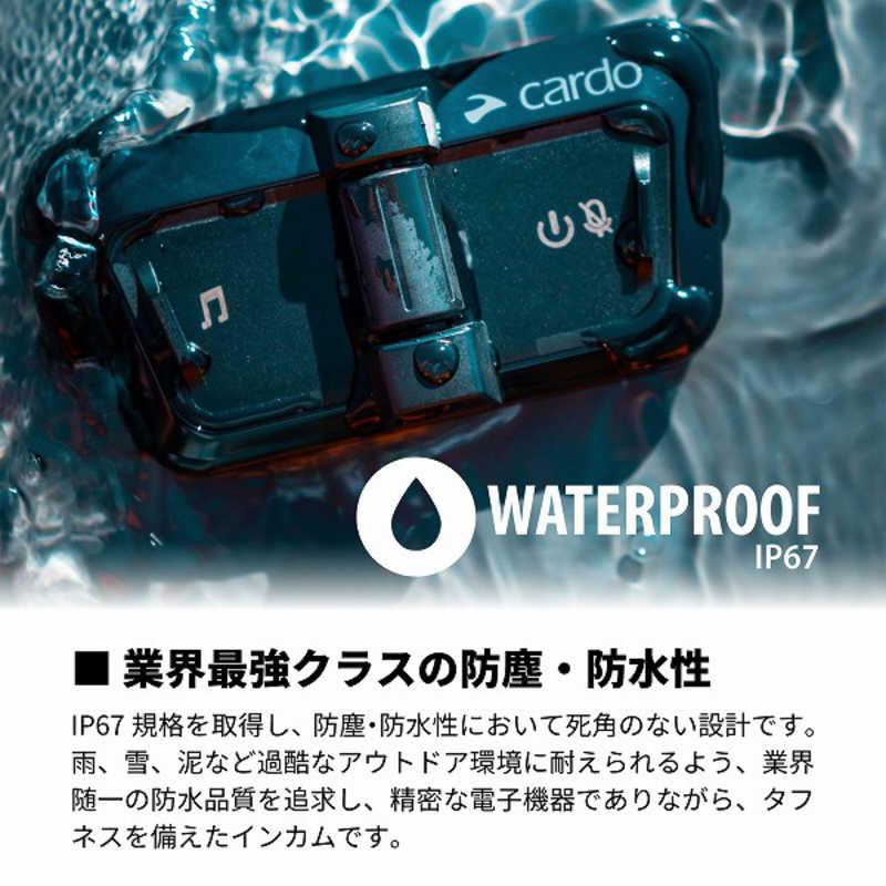 CARDO PACKTALK OUTDOOR DUO - BLACK (2個セット) ブラック SP000101