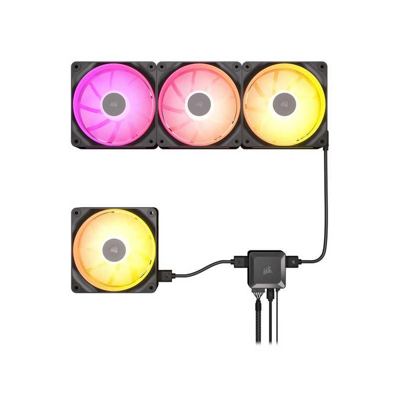 コルセア CORSAIR iCUE LINK LX120 RGB Triple Fans Starter Kit CO