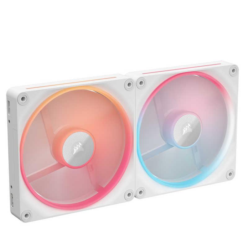 コルセア CORSAIR iCUE LINK LX140-R RGB WHITE Dual Reverse Fans