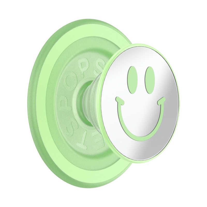 POPSOCKETS ニコちゃん 抹茶 MagSafe ラウンド ポップグリップ 808975