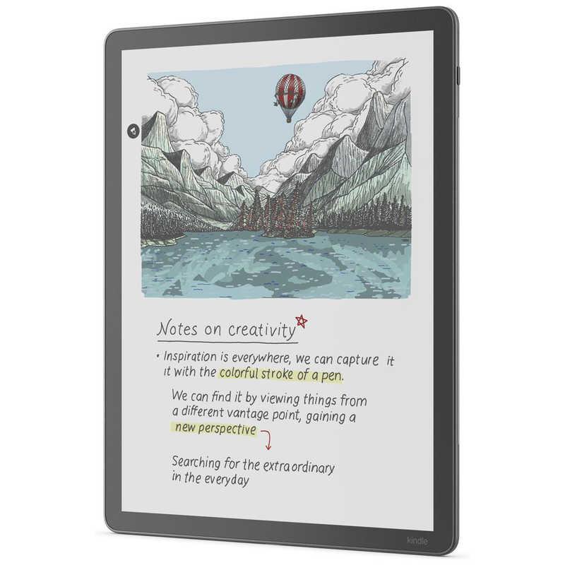Amazon Kindle Scribe Colorsoft 11インチ、厚さ5.4mm・重さ400g、10色