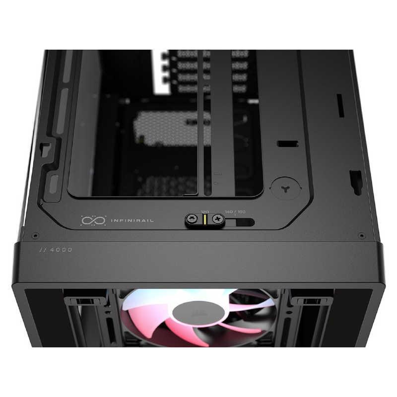 コルセア　CORSAIR　FRAME 4000D LCD RS ARGB Premium Mid-TowerBlack　CC-9011326-WW_12