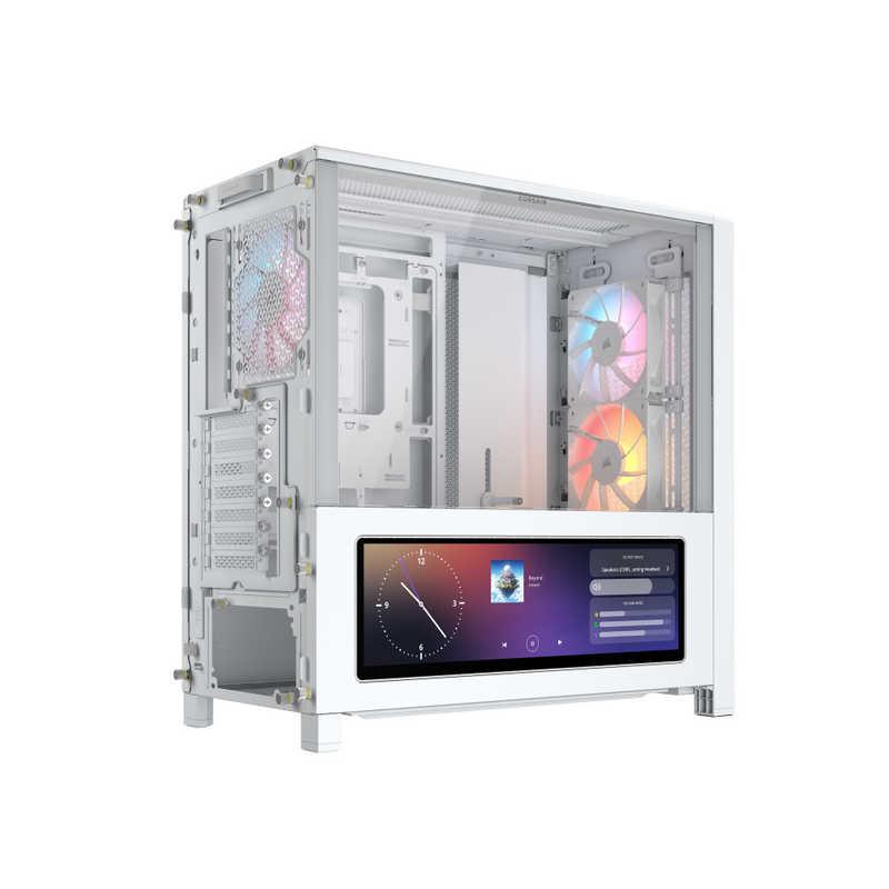 コルセア CORSAIR FRAME 4000D LCD RS ARGB Premium Mid-TowerWhite CC