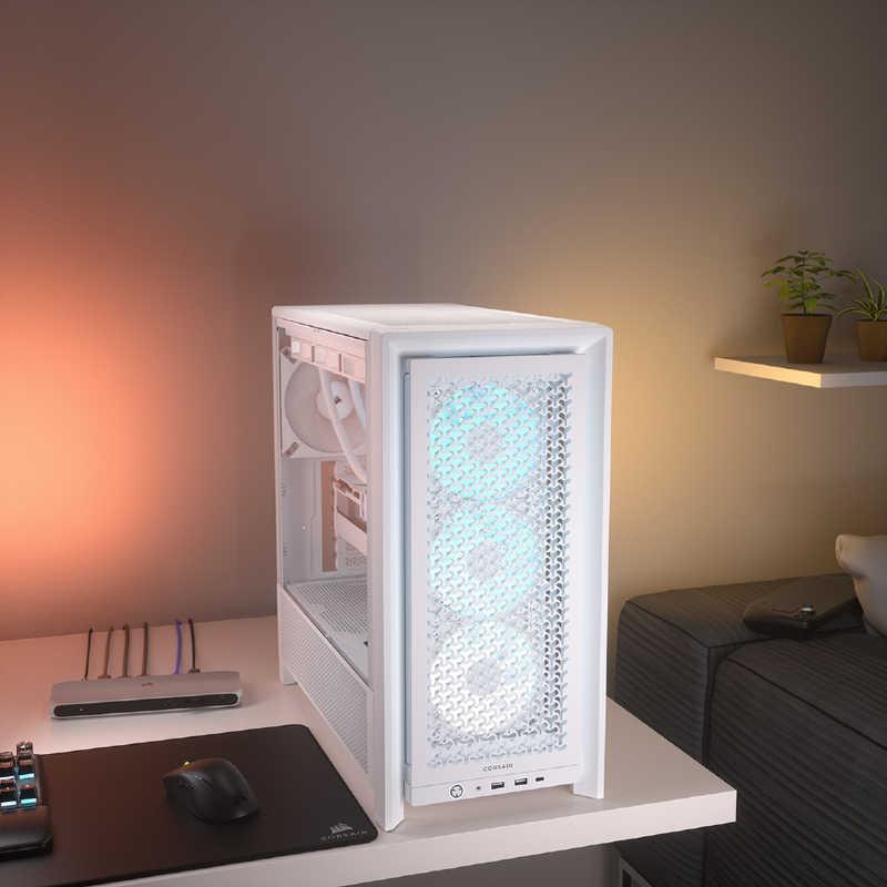 コルセア CORSAIR FRAME 4000D RS ARGB Mid-Tower White CC-9011297-WW