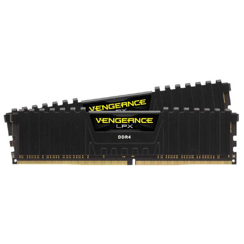 コルセア　CORSAIR　増設用メモリ VENGEANCE LPX ブラック[DIMM DDR4 /8GB /2枚]　CMK16GX4M2Z3600C18｜y-kojima