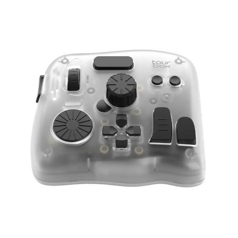 TOURBOX　クリエイター向けBluetoothコントローラー iPad対応 TourBox クリアートランスパレント　TBEP の商品画像